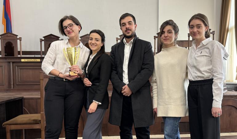 The YSU team won the national stage of the "Philip Jessup International Law" moot court-competition