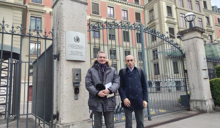 Artak Beglaryan and Raffi Kalfayan presented Azerbaijani crimes to the UN Committee against Torture in Geneva