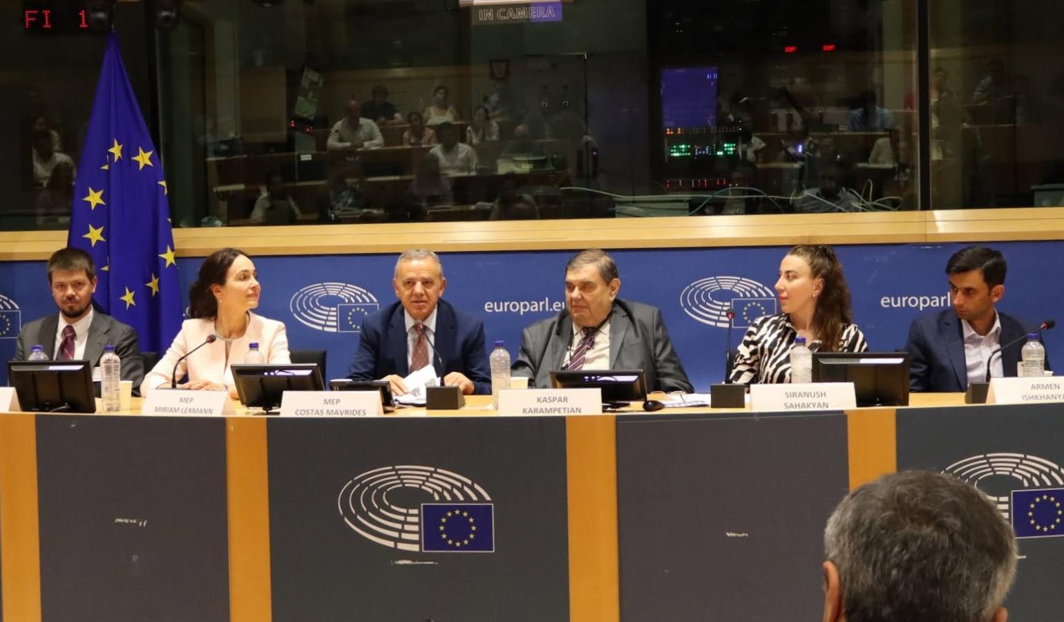 Siranush Sahakyan Presented the Urgent Issues of Protecting the Rights of Armenian Prisoners Held in Baku in the European Parliament