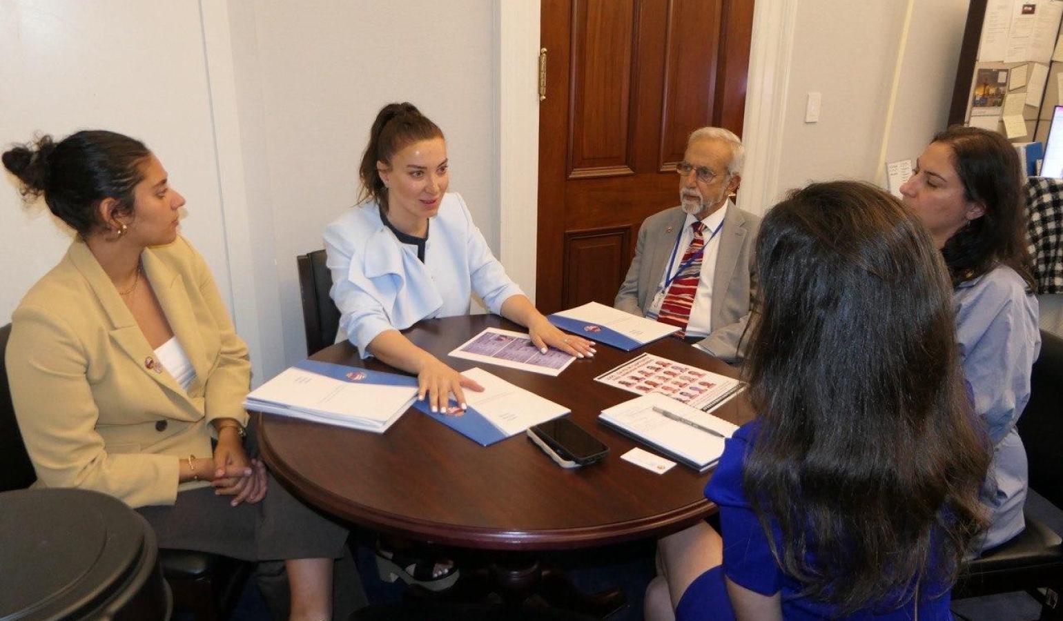 Siranush Sahakyan Raised the Issue of Armenian Prisoners in Washington 