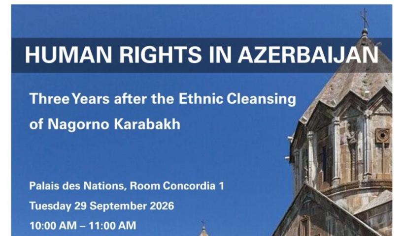 The Rights of Armenians Held in Baku and the Concerns of Their Families on the Agenda of the UN Human Rights Council